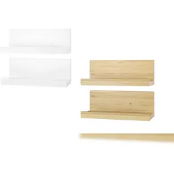 Erst-Holz Handy-Ablage Ablagebrett Kiefer Massivholz oder weiß Bettablage V-90.82-14Kiefer