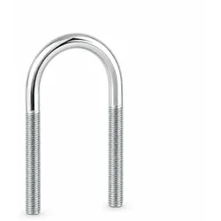 Rundstahlbügel mit langen Schenkeln, W3 verzinkt  / (Lichteweite) 120 mm