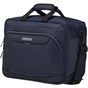 AmericanTourister Reisetasche Summerride Boarding, marineblau 40 cm, mit 2 Außenfächern & Rucksackfunktion, recyceltes PET, 27 L