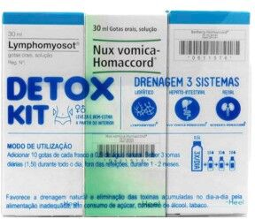 Detox-Kit Drenagem 3 Sistemas