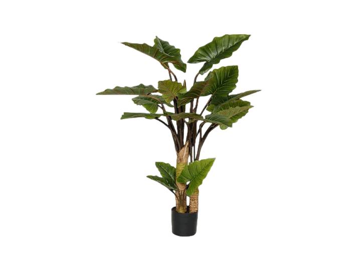 Lebensechte Kunstpflanze „Alocasia verzweigt“, Höhe 160 cm Grün Baq Design