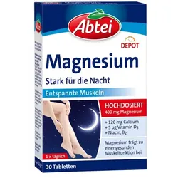ABTEI Magnesium Stark für die Nacht Depot Tabl.TF 30 St