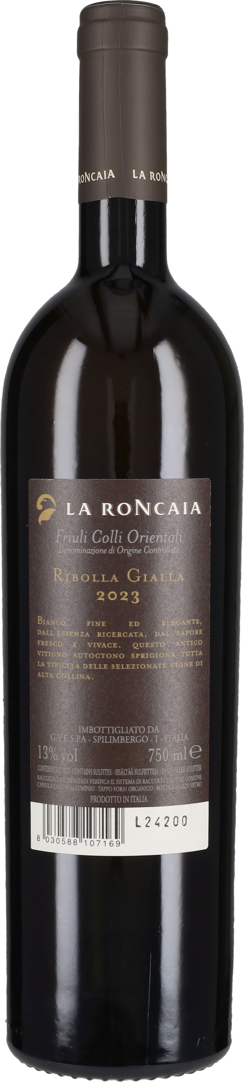 La Roncaia Ribolla Gialla 2023