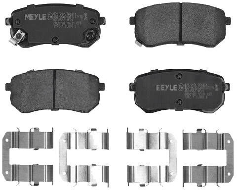 MEYLE 025 242 7614/W Brake pad set