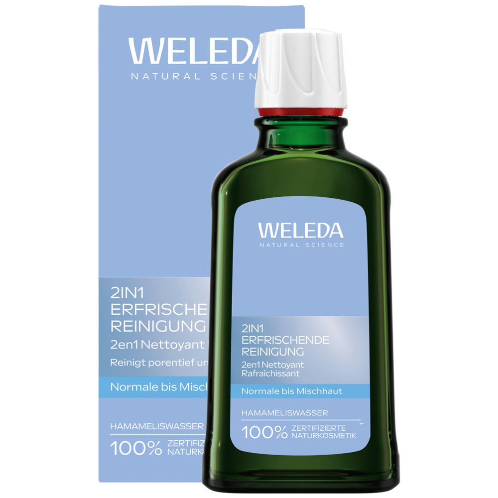 Weleda 2in1 erfrischende Reinigung Milch 100 ml