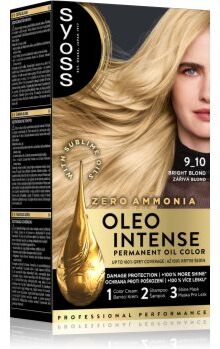 Syoss Oleo Intense cor para cabelo permanente com óleo tom 9_10 Bright Blond 1 un.. Oleo Intense