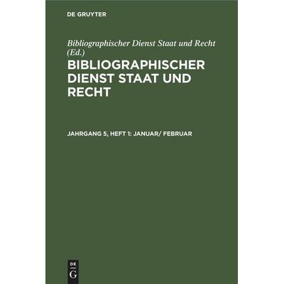Januar/ Februar, Gebundene Ausgabe von , De Gruyter Mouton, 978-3-11-256437-0