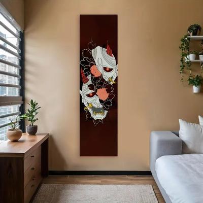 Inspired Finds Japanese Wave Red Sun Wall Tapestry Ukiyo e Aesthetic Room Decor crimson Rising Sun Waves