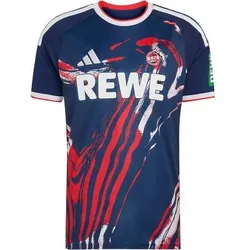ADIDAS Herren Sweatshirt FC Köln Fußballtrikot, Größe L in Blau Blau