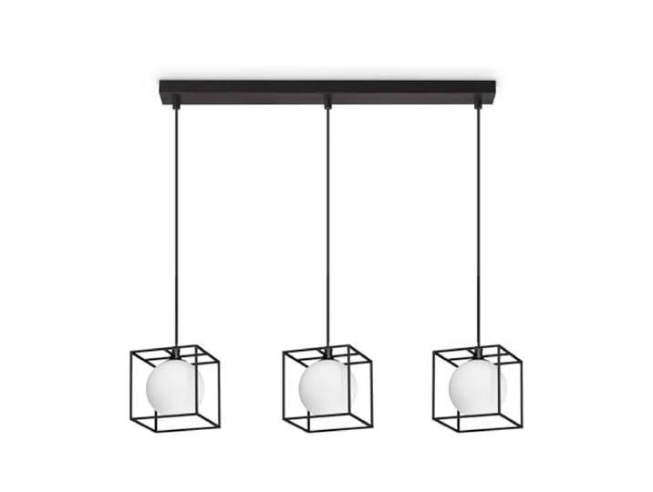 Ideal Lux LINGOTTO Pendelleuchten mit Bar-Anhänger, Deckenleuchte, mattschwarz