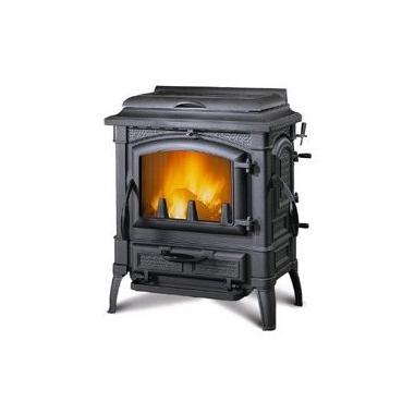 KLEININGGMB Kaminofen Isetta Evo 4.0, 7kW Guss,Kochplatte, H71xB62xT59cm 08037373