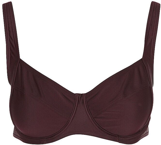 LASCANA Damen Bikinioberteil Bügel dunkelrot   44F W