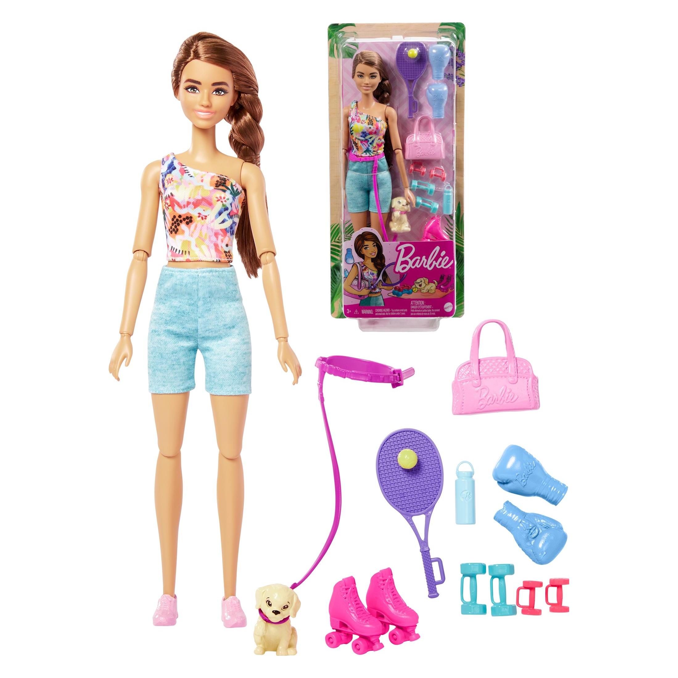 Barbie Athletic Trainer mit Outdoor-Ausrüstung (HKT91)