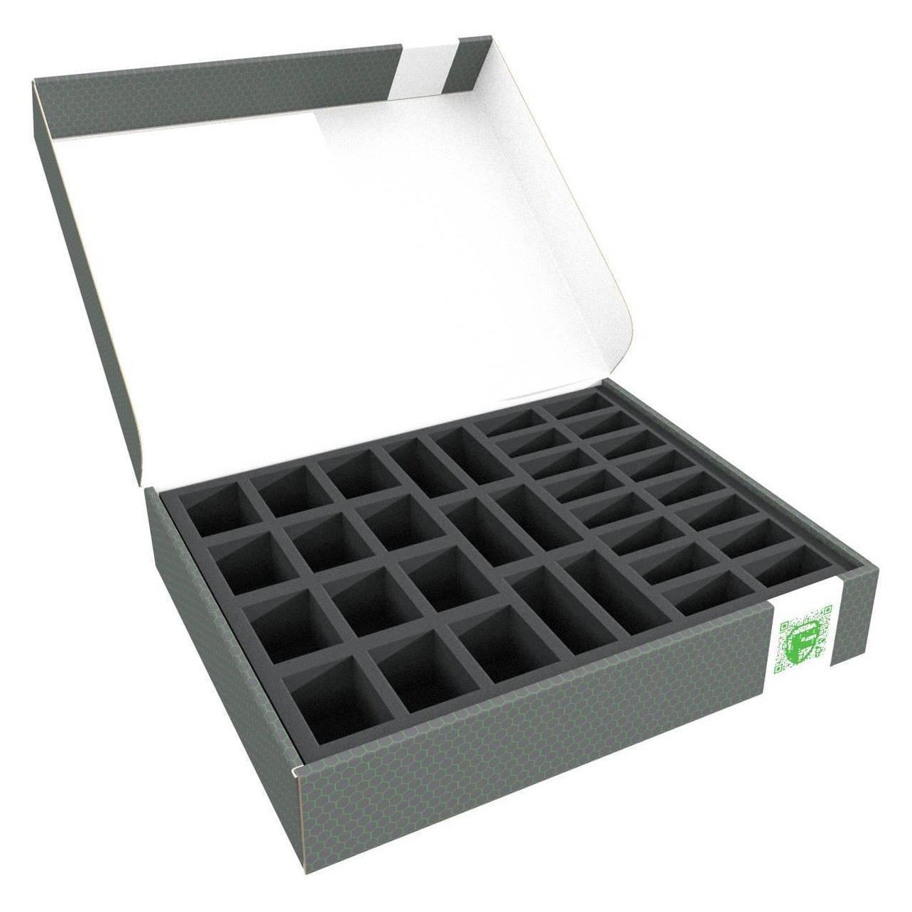 Feldherr FSLB055P16 - Lagerbox FSLB055 für 34 Weihnachtsengel-Figuren (Karton, Kunststoff, Schaumstoff) (FSLB055P16)