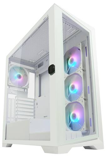 LC Power LC-806W-ON Midi-Tower PC-Gehäuse Weiß