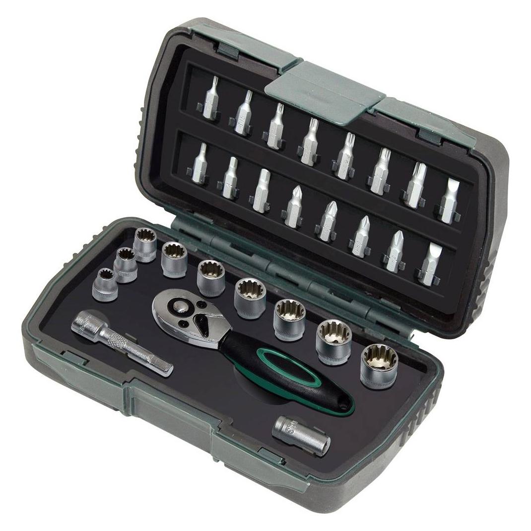 Mannesmann MultiLock SchraubBitSatz (10 mm, 11 mm, 12 mm, 13 mm, 5 mm, 6 mm, 7 mm, 8 mm, 9 mm) (M29185)