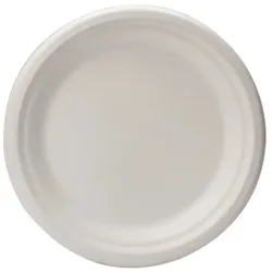 RyanPack Bagasse Teller aus Zuckerrohr – 26 cm – 50 Stück