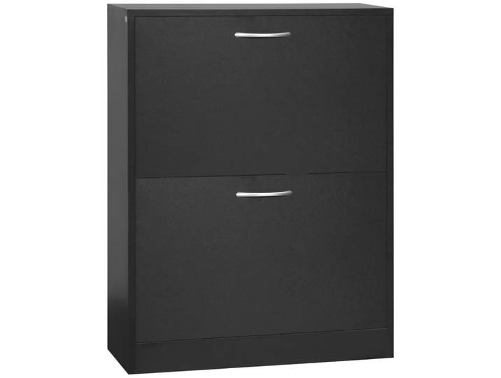 Armoire à chaussures meuble à chaussures bois noir