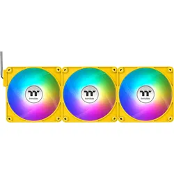 Thermaltake CT120 EX ARGB Sync Bumblebee 3er-Pack | Gehäuselüfter