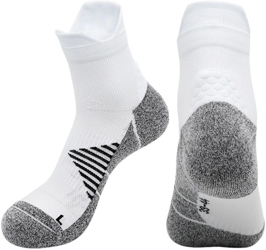 INF Wadenhohe Laufsocken (Schuhgröße 39-44) - Atmungsaktiv, Rutschfest, Schnell trocknend mit Polsterung