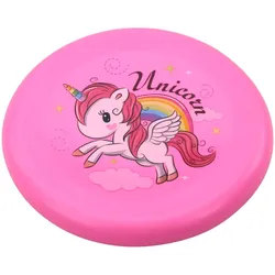 Rosa Einhorn fliegende Frisbee-Scheibe 20 cm