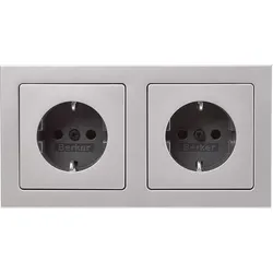 Berker Steckdosen-Kom SCHUKO 2f m 47206094