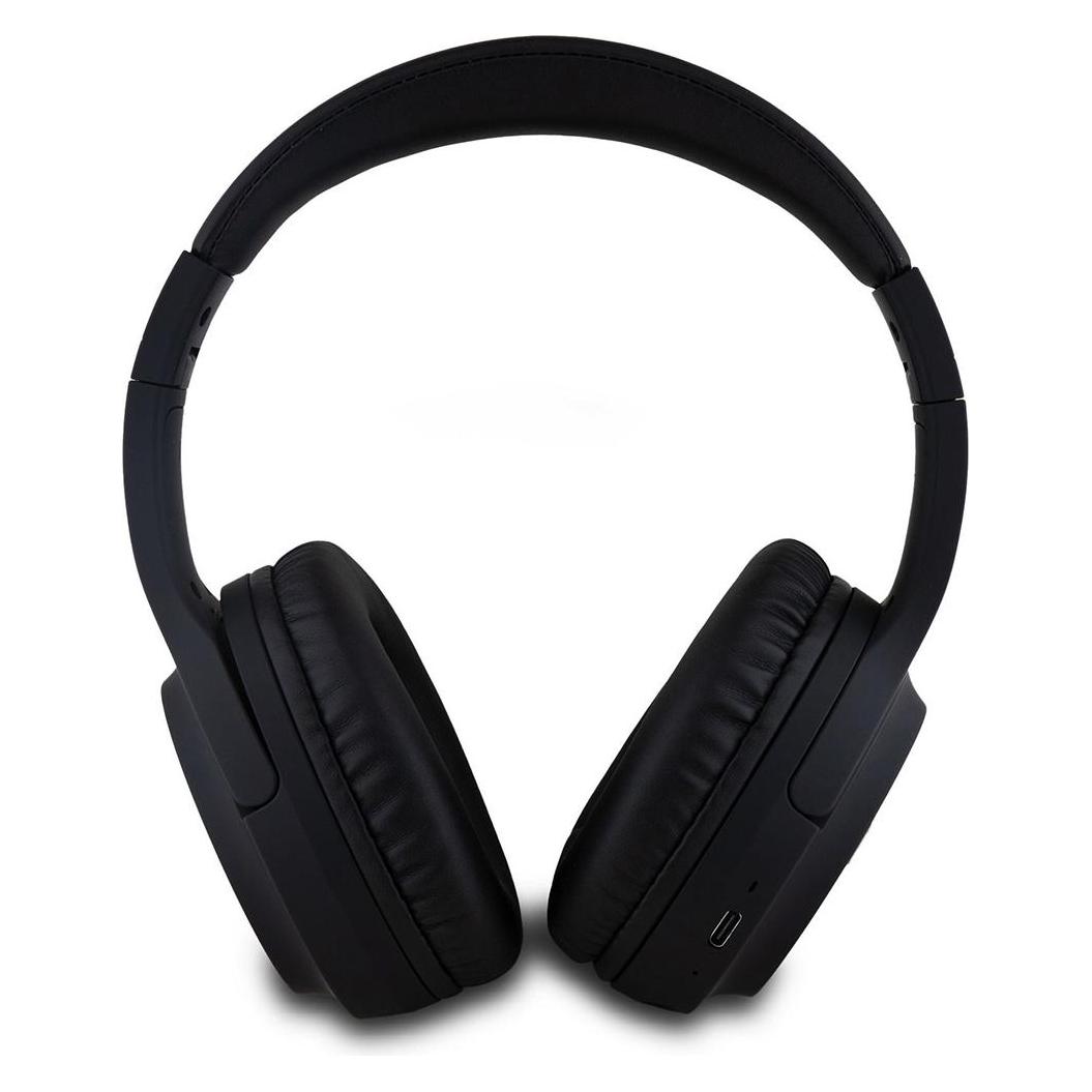 DKNY PU Leather Arch Logo Bluetooth Stereo Headphone Black (30 h, Kabellos) (DKBH3DNYAK)