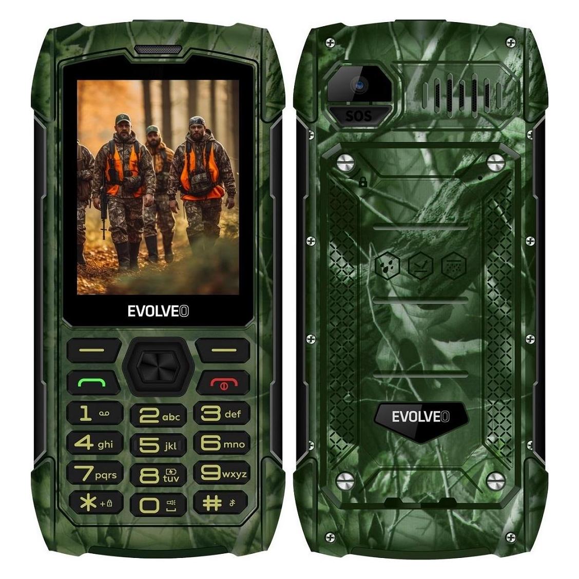 Evolveo StrongPhone H1 Jagdtarn / 2,8" / Dual-SIM / IP68 (2.80") (SGP-H1-HNT)