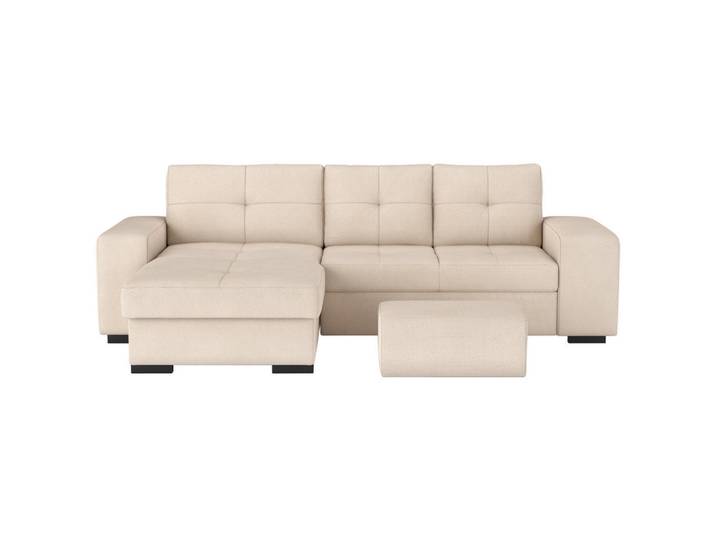 Mid.you Eckschlafsofa, Natur, Kunststoff, 4-Sitzer, 268x156 cm, Wohnzimmer, Sofas & Couches, Wohnlandschaften