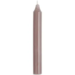 IB Laursen Rustikale Stabkerze 18 cm | Ø 2,2 cm, 18 cm, Ø 2,2 cm, altrosa