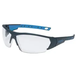 uvex Bügelbrille i-works anthrazit, blau grau/blau/transparent - 9194171 - grau/blau/transparent