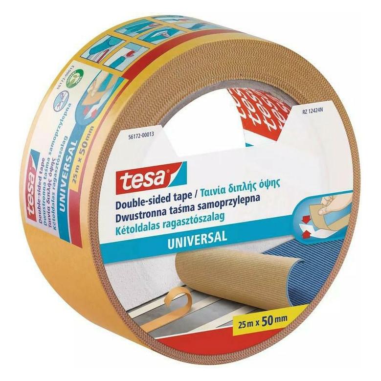 tesa Klebeband doppelseitig Universal, 25m lang, 50mm breit (50 mm) (H5617213)