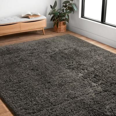 Alexander Home Mid-Century Modern Ultra Plush Soft Shag Rug