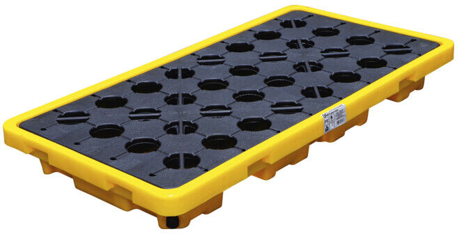 BGS Bac de collecte d’huile avec grille pour 2 fûts de 200 l ; BGS technic (70047)
