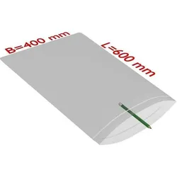 Transpak, Verpackungsmaterial, Druckverschlussbeutel Masse 400x600mm Stärke 50μ PE transparent (500 Stk.)