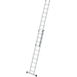 PROREGAL Sprossen-Schiebeleiter 2-teilig mit Standard-Traverse 2x10 Sprossen