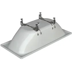 Bette Wannenfuß oval, für ovale Wannenbodengeometrie, 100x700x150mm, B23-1525