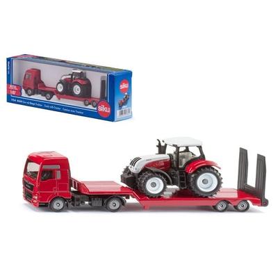 Siku 1764 - MAN LKW mit Steyr Traktor, 1:87, 175x35x54mm, SikuSuper