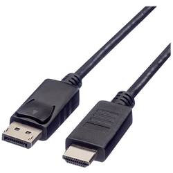 ROLINE GREEN DisplayPort Kabel DP - HDTV, ST/ST, schwarz, 2 m 11.44.5781