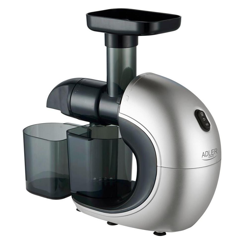 Adler AD 4130 Slow Juicer, Stainless Steel/Black (AD 4130)