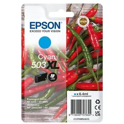 Epson Original 503XL Chilischoten Druckerpatrone - cyan (C13T09R24010)