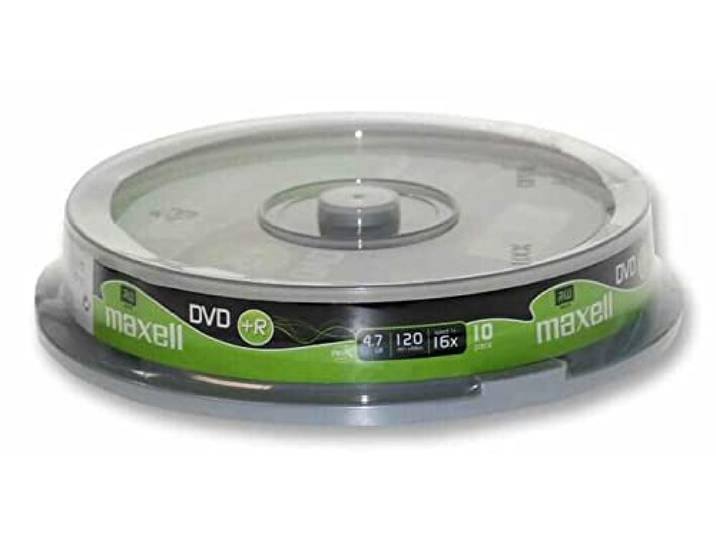Maxell M160 DVD+R, 16x, 4,7 GB, 10 stuks