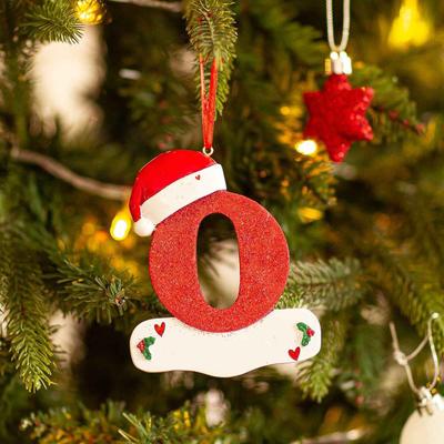 Discount Dollar Deals Christmas Tree Decoration Letter Pendant, DIY Xmas Holiday Acrylic, Ornament For Home Decor red15 1pcs