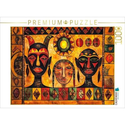 CALVENDO Puzzle Afrikanische Frauen unter der Sonne | 1000 Teile Lege-Größe 64x48cm Foto-Puzzle für glückliche Stunden, Sonstige von , Calvendo Puzzle