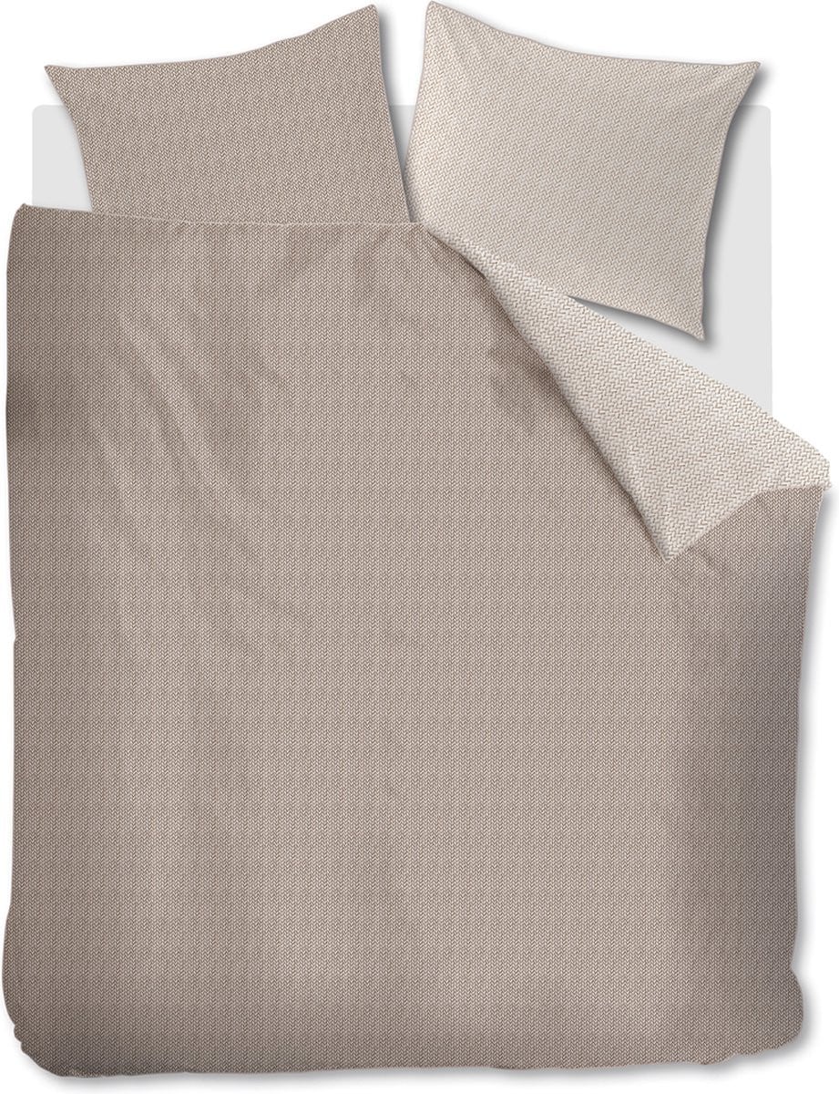 Riviera Maison Twisted dekbedovertrek - Zand - 200 x 220 cm