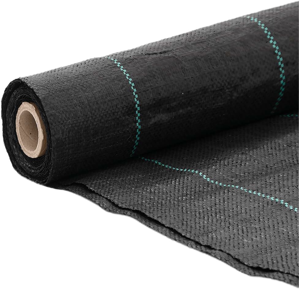 vidaXL Membrane anti-mauvaises herbes noir 1x25 m PP
