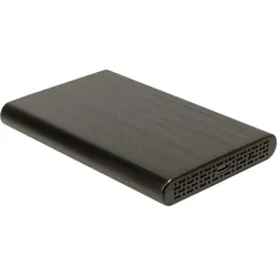 Inter-Tech 88884122 Speicherlaufwerksgehäuse HDD-Gehäuse Schwarz 2.5"