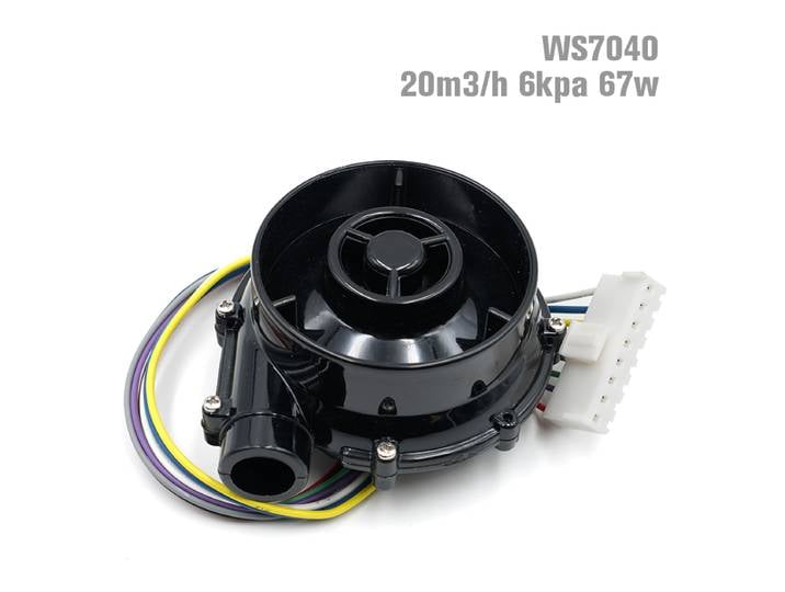 Ventilateur centrifuge CPAP, ventilateur souffleur 70 mm DC 12V 24V sans balais, ventilateur turbo, collecteur de poussière, souffleur centrifuge