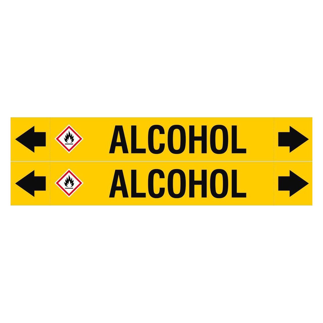 Brady ASME - Rohrmarkierer - Alcohol (ASMEPM-50X345MM-ALCOHOL)