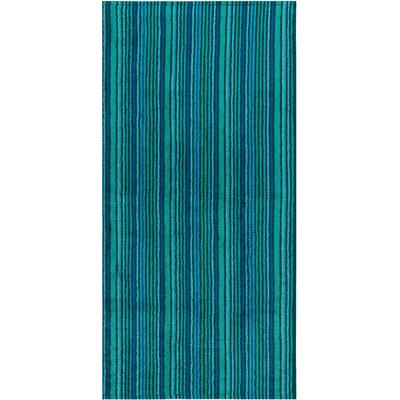 Handtücher EGERIA "Combi Stripes", blau, B:50cm L:100cm, Walkfrottee, Obermaterial: 100% Baumwolle, Handtücher, mit feinen Streifen, 100% Baumwolle